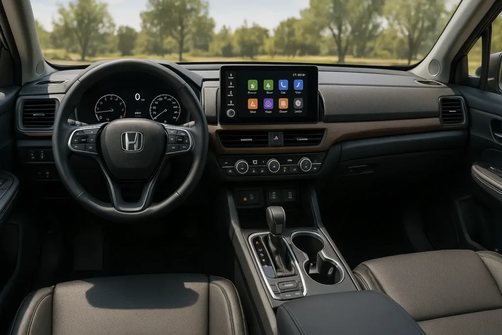2026 Honda ridgeline interior
