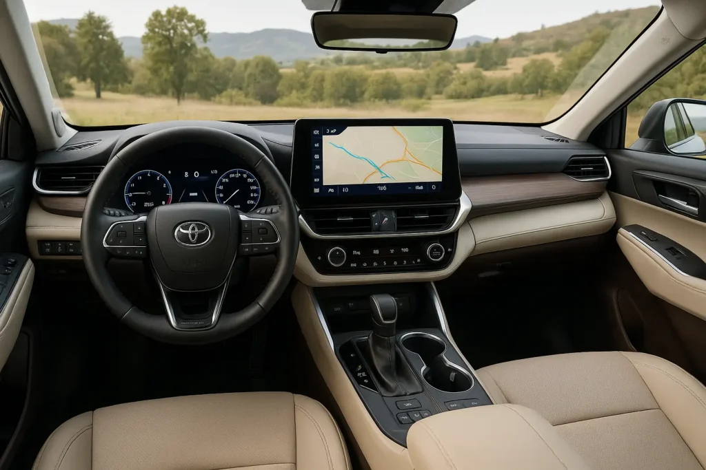 2026 toyota highlander interior