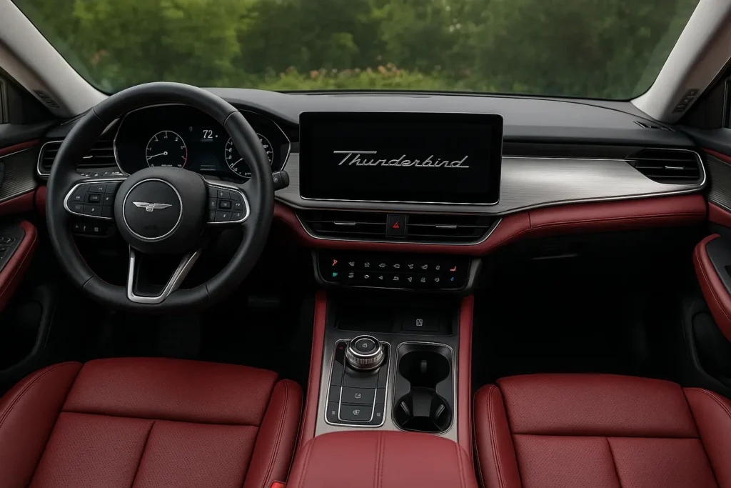 ford thunderbird interior