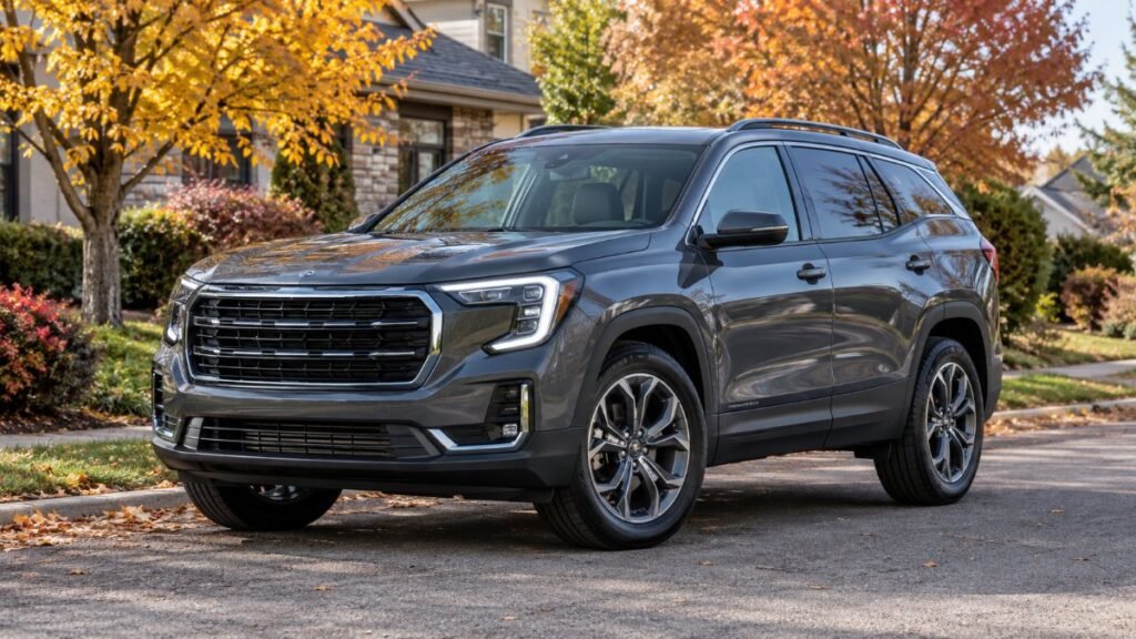 2027 GMC Terrain style compact SUV in dark gray